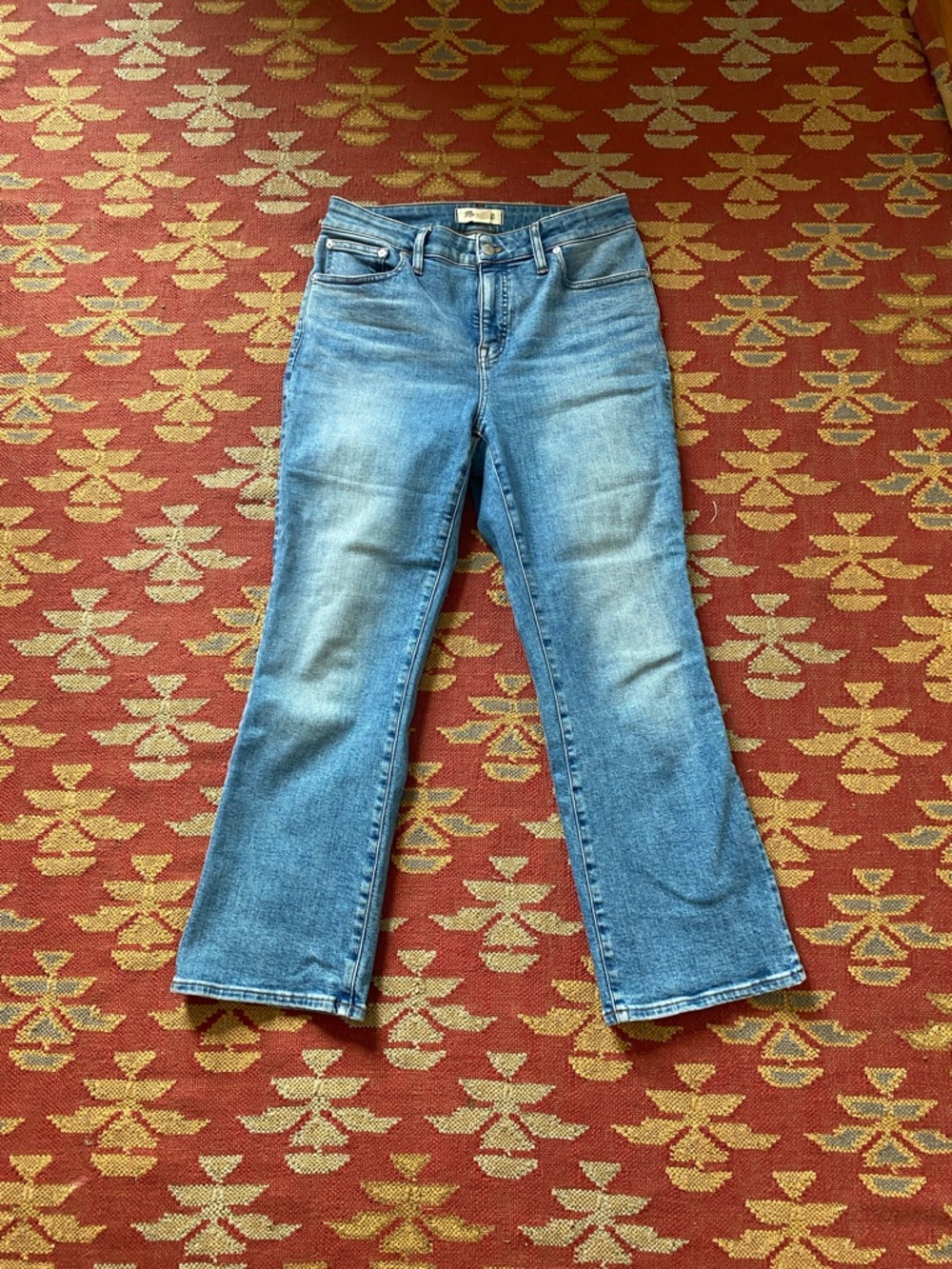 Madewell Light Blue Curvy Kick Out Jeans